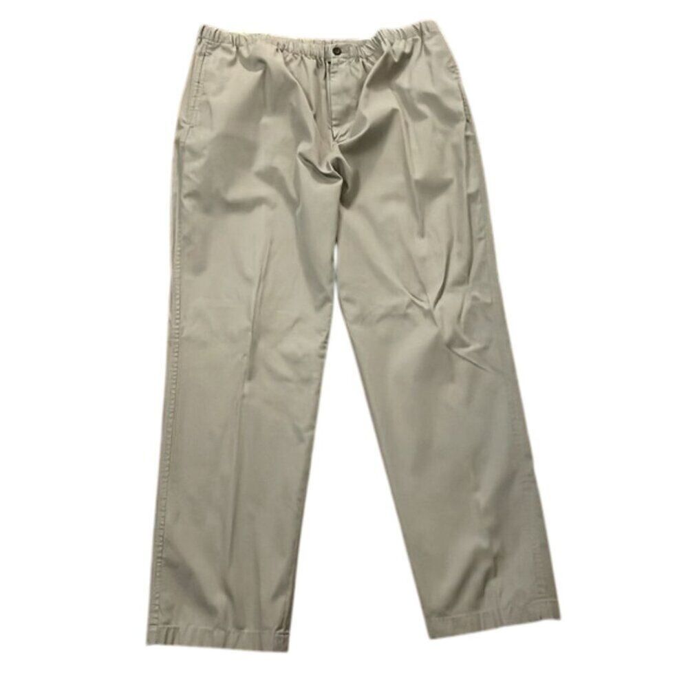 Nautica Tan Island Twill Loose Fit Explorer Pants Mens Size Extra Large NEW